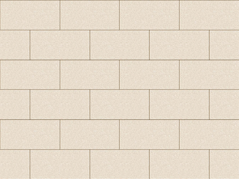 现代无缝工字拼米黄色真石漆 外墙漆贴图