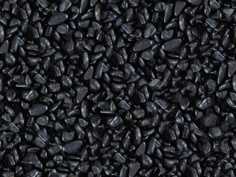 无缝户外黑色鹅卵石黑色碎石贴图