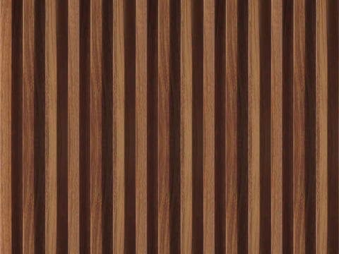 无缝胡桃木格栅 板材 长城板 波浪板