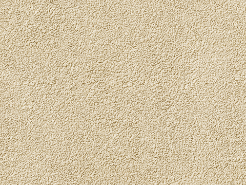 无缝米黄色墙面真石漆贴图