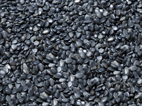 高清无缝黑色鹅卵石贴图