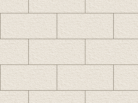 现代无缝工字拼米黄真石漆 外墙漆贴图