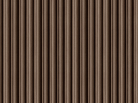 无缝深棕色木格栅 板材 长城板 波浪板