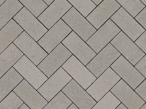 人字形灰色透水砖