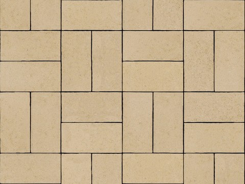 黄色编织形石灰岩地面