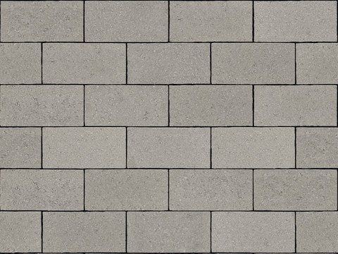 户外灰色透水砖地面