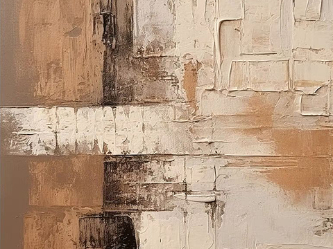 现代中古抽象画 肌理画贴图