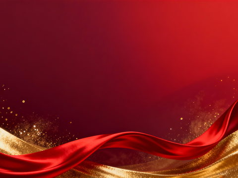 党政类大红背景 金色光线