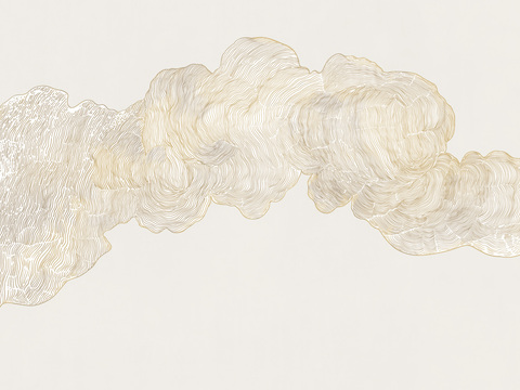 中式新中式抽象画线条壁纸壁画装饰画