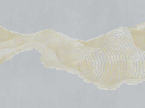 中式新中式抽象画线条壁纸壁画装饰画