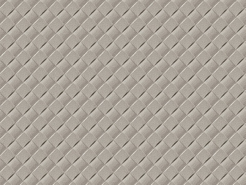 无缝暖灰菱形编织皮革