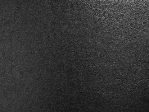 黑色粗纹皮革