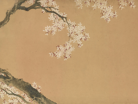 中式新中式高清壁纸壁画装饰画水墨画