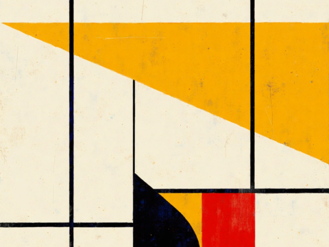 现代装饰挂画 色块