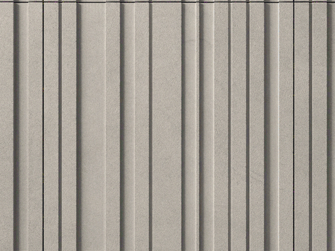 现代浅色石材格栅墙面