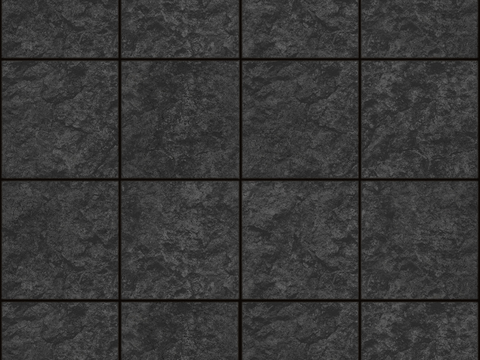 灰色水泥室外地面 马蹄石