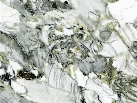 现代冷翡翠白绿色花纹大理石 冷翡翠奢石贴图