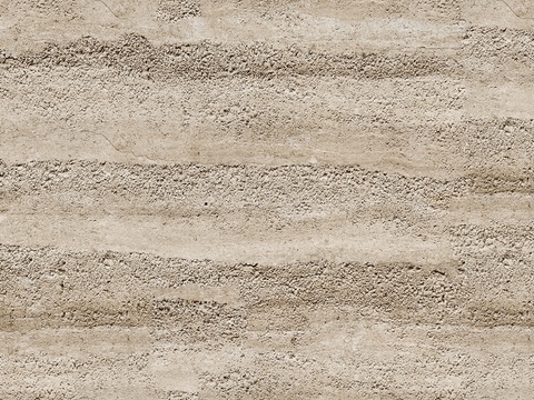  现代无缝复古米色夯土 夯土墙贴图 