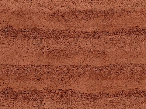  现代无缝侘寂夯土 土墙 夯土墙 红色夯土墙 