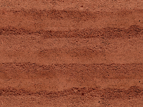  现代无缝侘寂夯土 土墙 夯土墙 红色夯土墙 