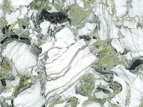 现代冷翡翠白绿色花纹大理石 冷翡翠奢石贴图