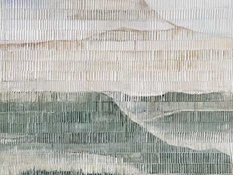  现代挂画_肌理画_抽象挂画 