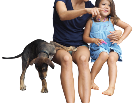  休闲行走站立人物 