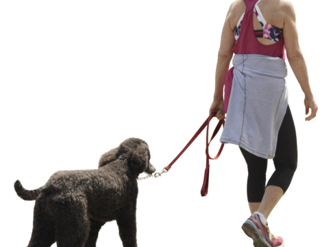  休闲行走站立人物 