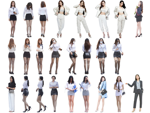 商务办公白领人物