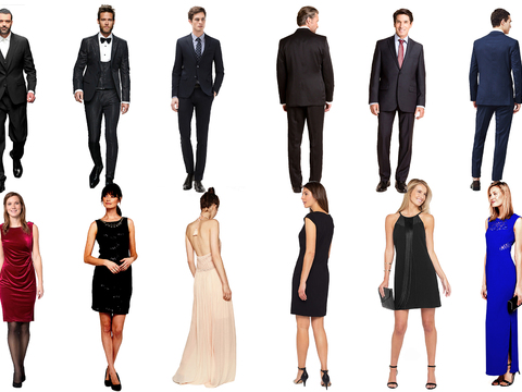 商务办公白领人物