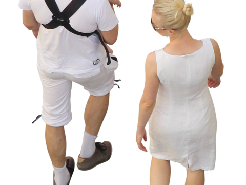  鸟瞰人物PNG免抠 