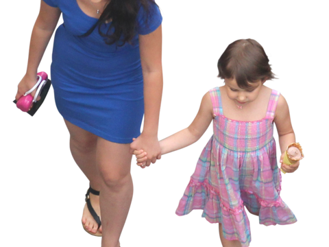  鸟瞰人物PNG免抠 