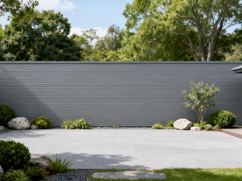 现代别墅庭院外景