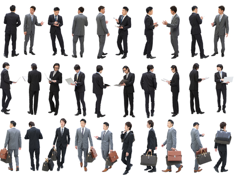 商务办公白领人物