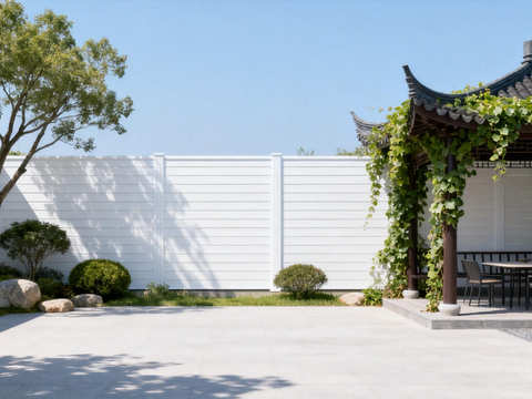 新中式一楼庭院外景