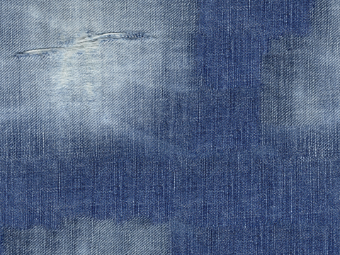  蓝色牛仔布纹 