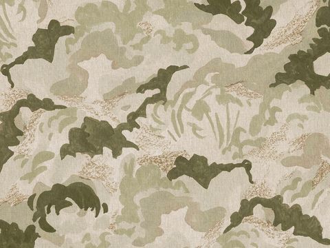 现代新中式其他地毯_绿色图案地毯_壁纸墙布渐变贴图