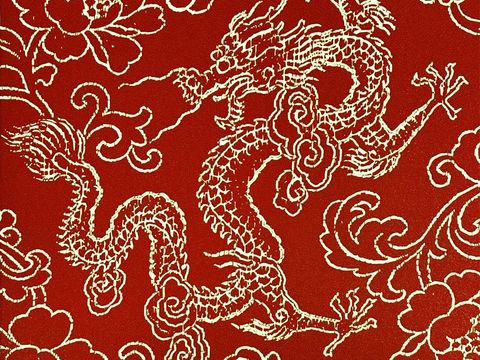  现代新中式花纹布纹_红色线条布纹_鱼骨布纹贴图 