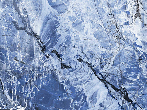 宝石蓝色大理石