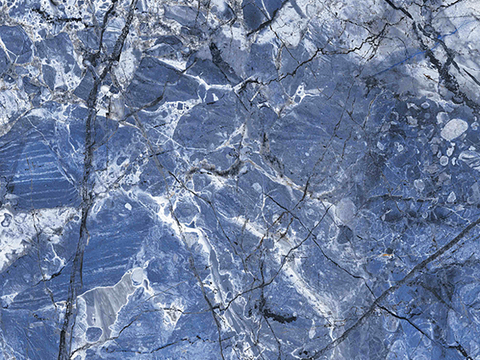 宝石蓝色大理石