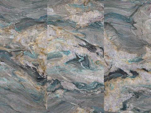 新中式蓝色大理石 奢石