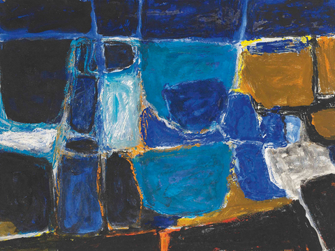 威廉斯科特抽象油画，现代抽象画，装饰画，艺术画