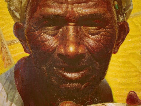 人物油画，人物画，装饰画，艺术画