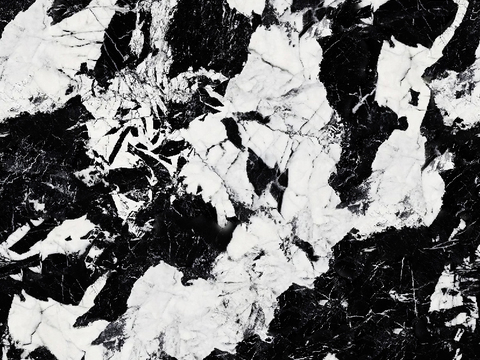 无缝宝格丽珍珠黑大理石