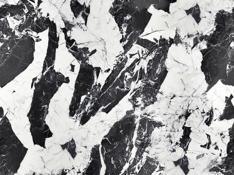 无缝宝格丽拿破仑黑大理石