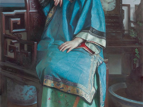 人物油画，人物画，装饰画，艺术画