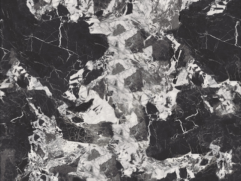 无缝宝格丽珍珠黑黑色大理石