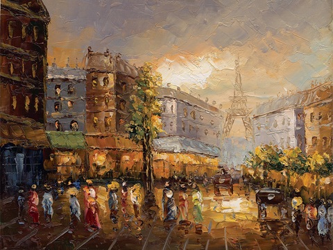 风景油画，风景画，抽象画，装饰画，艺术画