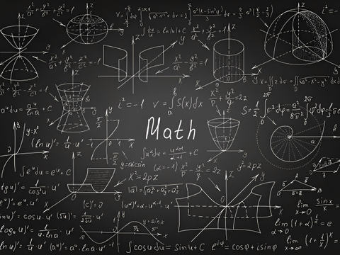  现代简约教室黑板 