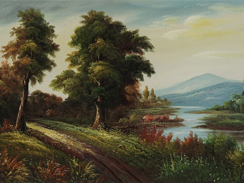 风景油画，风景画，抽象画，装饰画，艺术画